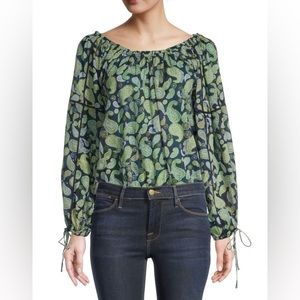 FREE PEOPLE Sundown Paisley Bodysuit